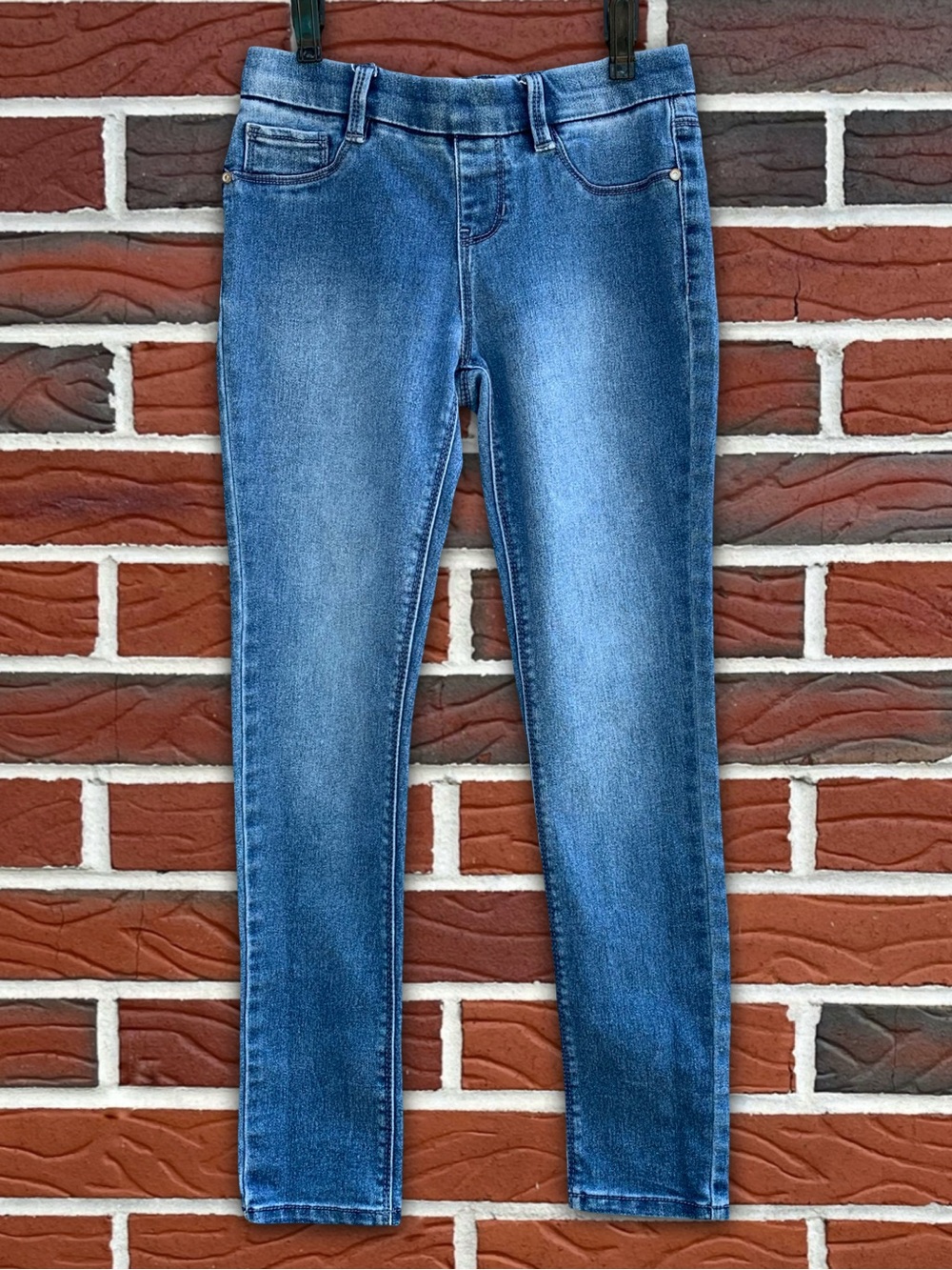 Squeeze Girls Size 12 Skinny Jeans Medium Wash Stretch Denim Jeggings
